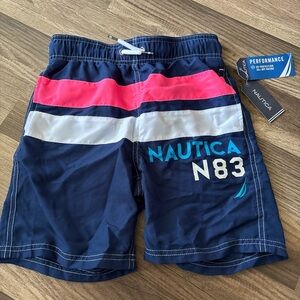 NWT Nautical Boys Swim Trunks size Small 8
